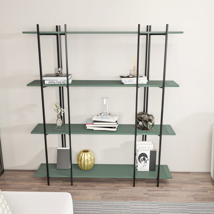 Hanah Home Estantería Moss Verde y Negro Hanah Home Estantería Moss Verde y Negro